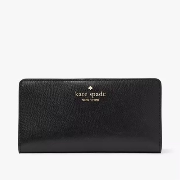 kate spade Handbags - NWT KATE SPADE LARGE SLIM BIFOLD SAFFIANO LEATHER WALLET